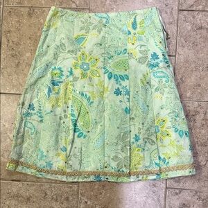 Vintage BNWOT Y2K Express Floral Paisley A-Line Skirt!
